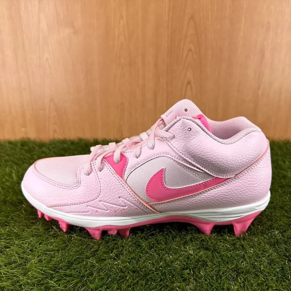 Jordan Stadium 90 Low TD Pink White Football Cleats HQ0210-600 Men's Size 11.5